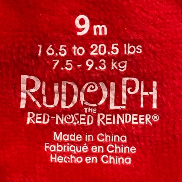 Bundle of Rudolph the Red-Nosed Reindeer Baby Items Coat, Snuggle Blanket, Book - Picture 13 of 13